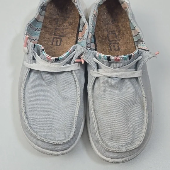 Hey Dude Grey BoHo Wendy Casual Shoe - Picture 7 of 8